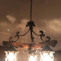 Lampadario rustico