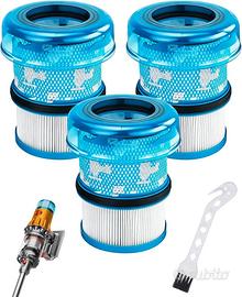 3 filtri HEPA ricambio per Dyson V16 Piston Animal
