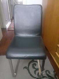 Sedia in similpelle