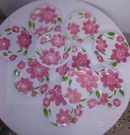 Servizio dipinto a mano Ceramiche San Marciano