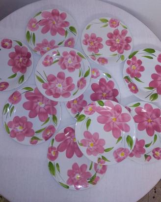 Servizio dipinto a mano Ceramiche San Marciano