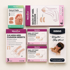 Set Welnove piedi e tacchi + maschera sonno Innelo