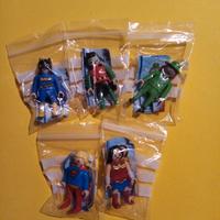 Lotto 5 sorprese Kinder playmobil DC Comics