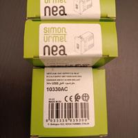 Presa USB Simon Urmet acciaio scuro 10330AC