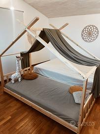 LETTINO MONTESSORIANO 190x90 cm + MATERASSO