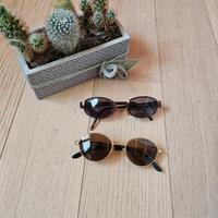 Coppia occhiali da sole Look e PO vintage donna