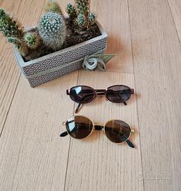 Coppia occhiali da sole Look e PO vintage donna