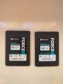 Coppia SSD Corsair Force LS 60GB