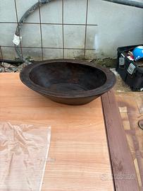 Centrotavola/svuotatasche in legno teak indonesian