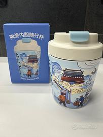 Tazza termica da viaggio con interno in ceramica