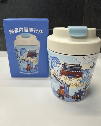 Tazza termica da viaggio con interno in ceramica