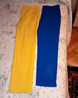 pantaloni blu Stradivarius 