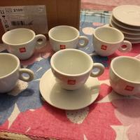 Tazze e piattini cappuccino Illy 