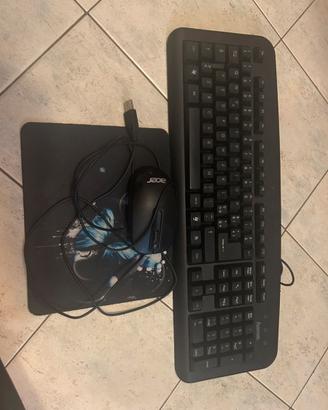 Tastiera pc e mouse