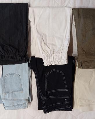 jeans cargo pantalone ragazza