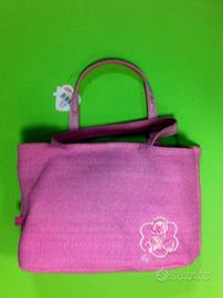 Borsa bag 2 manici shopping onyx in tessuto maglin