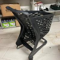 Carrello spesa 80lt 100% plastica riciclata