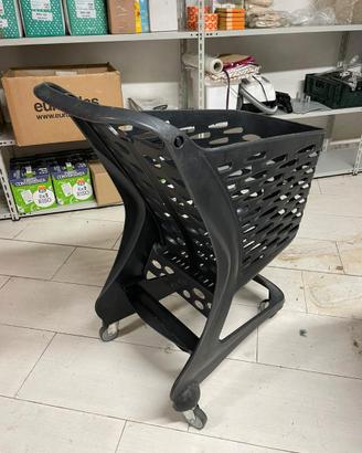 Carrello spesa 80lt 100% plastica riciclata
