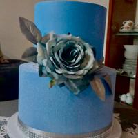 Torta scenografica colore carta da zucchero