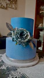 Torta scenografica colore carta da zucchero