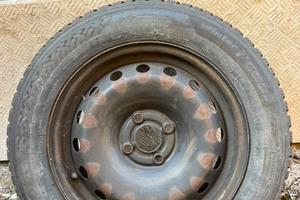 Gomme invernali Hankook 185/65 R15 cerchi in ferro