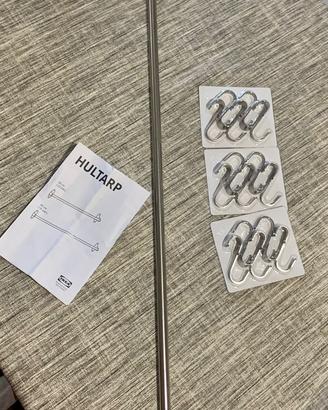 Binario da cucina Ikea Hultarp 80 cm con 15 ganci