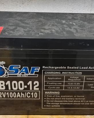 BATTERIA SAF CB 100-12