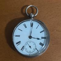 Orologio da tasca ribaltina in argento