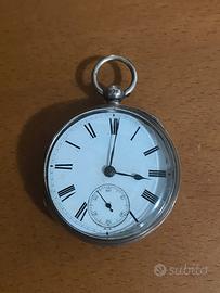 Orologio da tasca ribaltina in argento