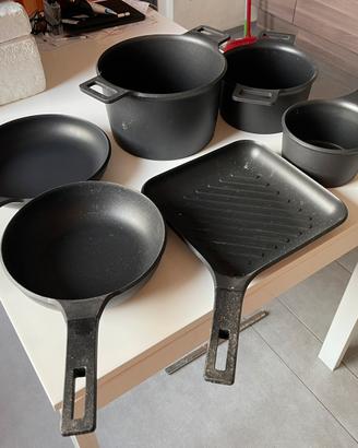 Batteria di pentole TVS ARCHETUN 6 pezzi.