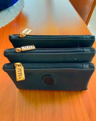 Portafoglio/pochette formato da tre scomparti sepa