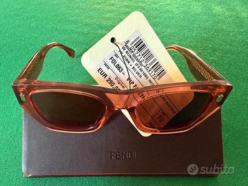 Occhiali da sole rettangolari Fendi  