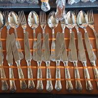 Servizio posate in argento placcato