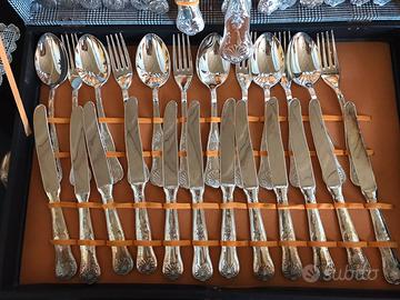 Servizio posate in argento placcato