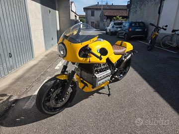 BMW K100 RS 1990 ASI - Cafè racer gialla Racing,