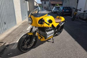 BMW K100 RS 1990 ASI - Cafè racer gialla Racing,