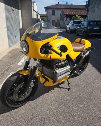 BMW K100 RS 1990 ASI - Cafè racer gialla Racing,
