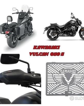Kawasaki Vulcan 650 S valigie protezioni scarico
