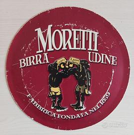 Targa pubblicitaria Birra Moretti
