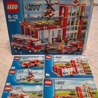 LEGO City 60004 - Caserma dei pompieri