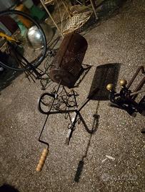 girarrosto per castagne 