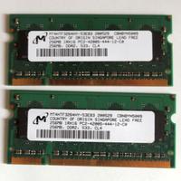 2x Micron MT4HTF3264HY-53EB3 SO-DIMM Memory RAM PC