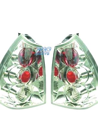 FANALI PER PEUGEOT 307 SW 01-05 FONDO CROMATO