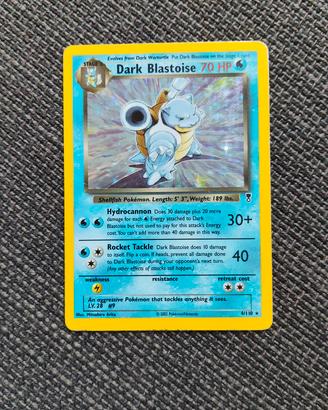 dark blastoise legendary holo 4/110