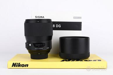 Sigma 135mm F1.8 Art DG Nikon USATO GARANTITO PER