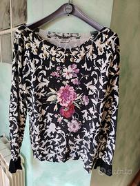 Maglione di lana con disegno floreale - Liu-Jo