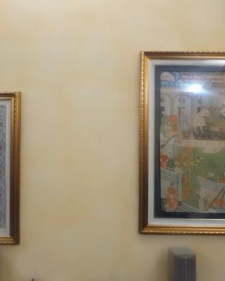 Quadri dipinti a mono con pittura naturale