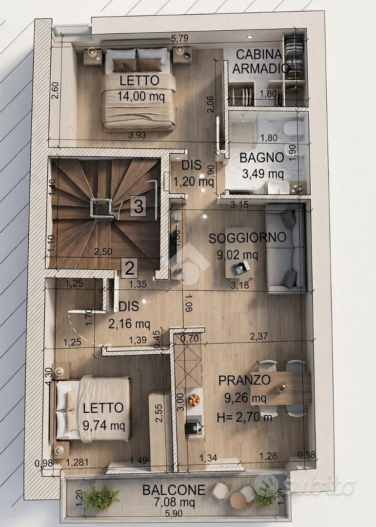 Appartamento – Rieti, Centro storico, Regina Pacis - Vista 5