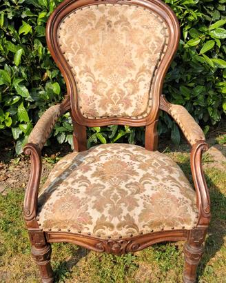 Poltrona d'epoca fine 800