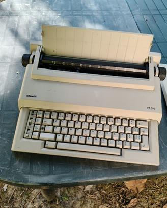 olivetti pt505 macchina per scrivere
